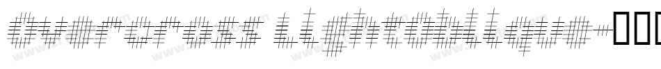 Overcross LightOblique字体转换